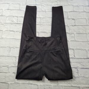 NWT Miami for Francesca's Black Faux Suede Leggings size Small